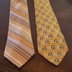 100% Silk Perry Ellis Ties